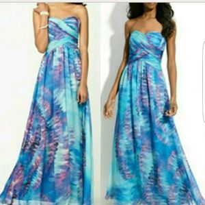 JS Boutique Watercolor Flowy dress Size 4